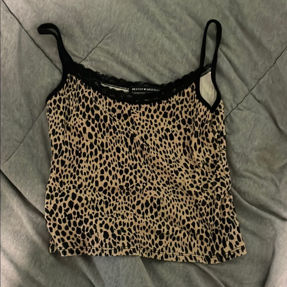 Brandy Melville Leopard Print Cami
